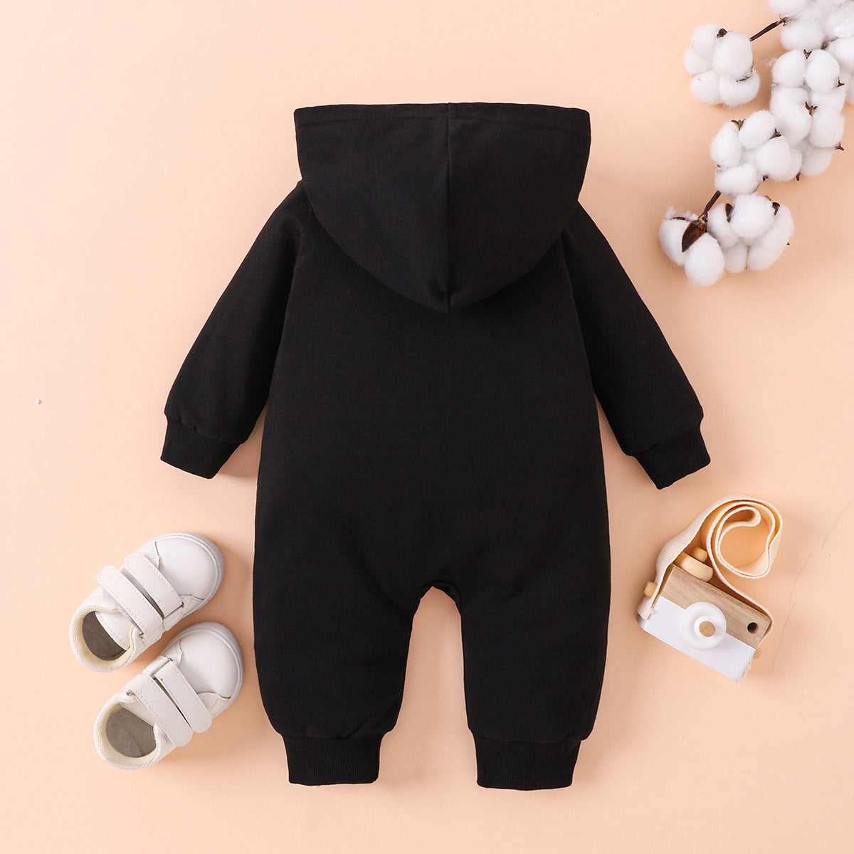 LITTLE KING Hooded Bodysuit