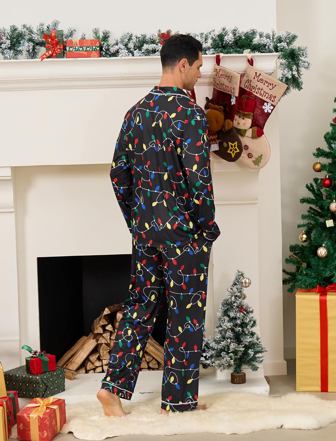 Couples Christmas Matching Pajamas - Men's Xmas Sleepwear