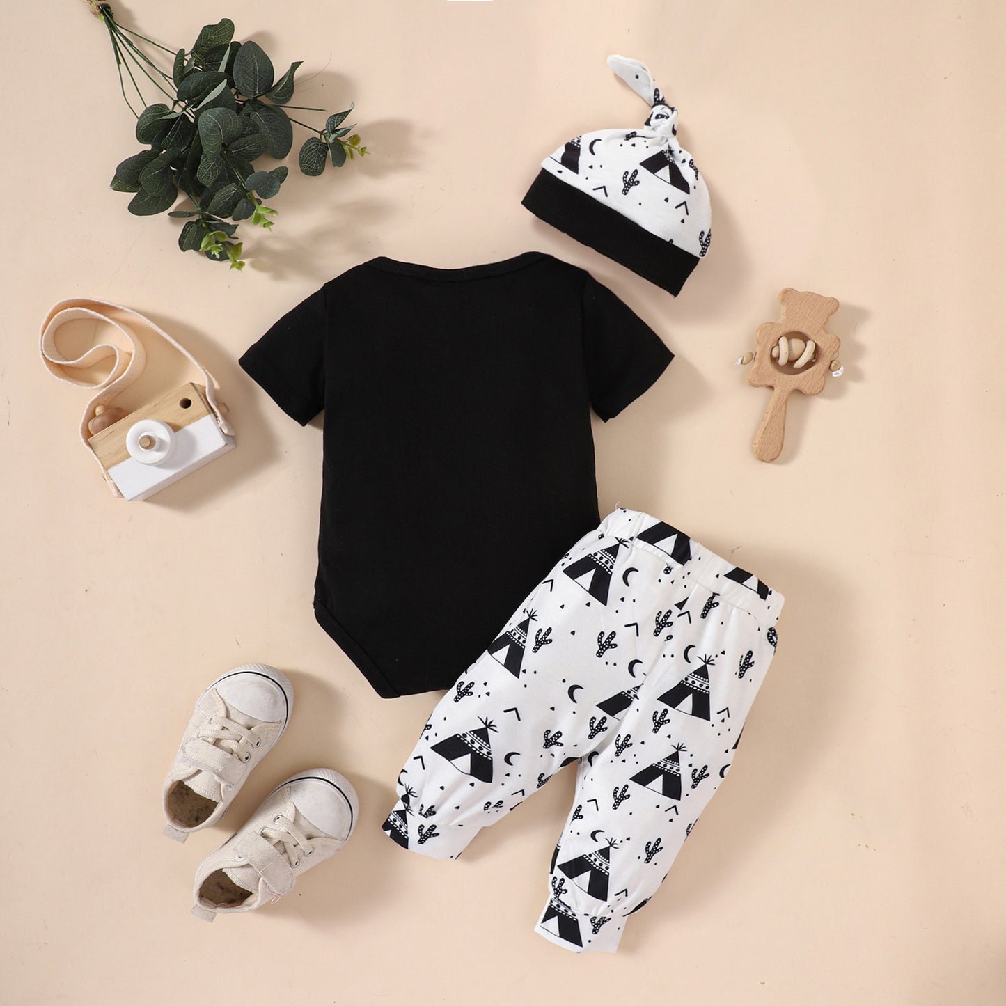 LITTLE BROTHER Graphic Bodysuit and Joggers Set