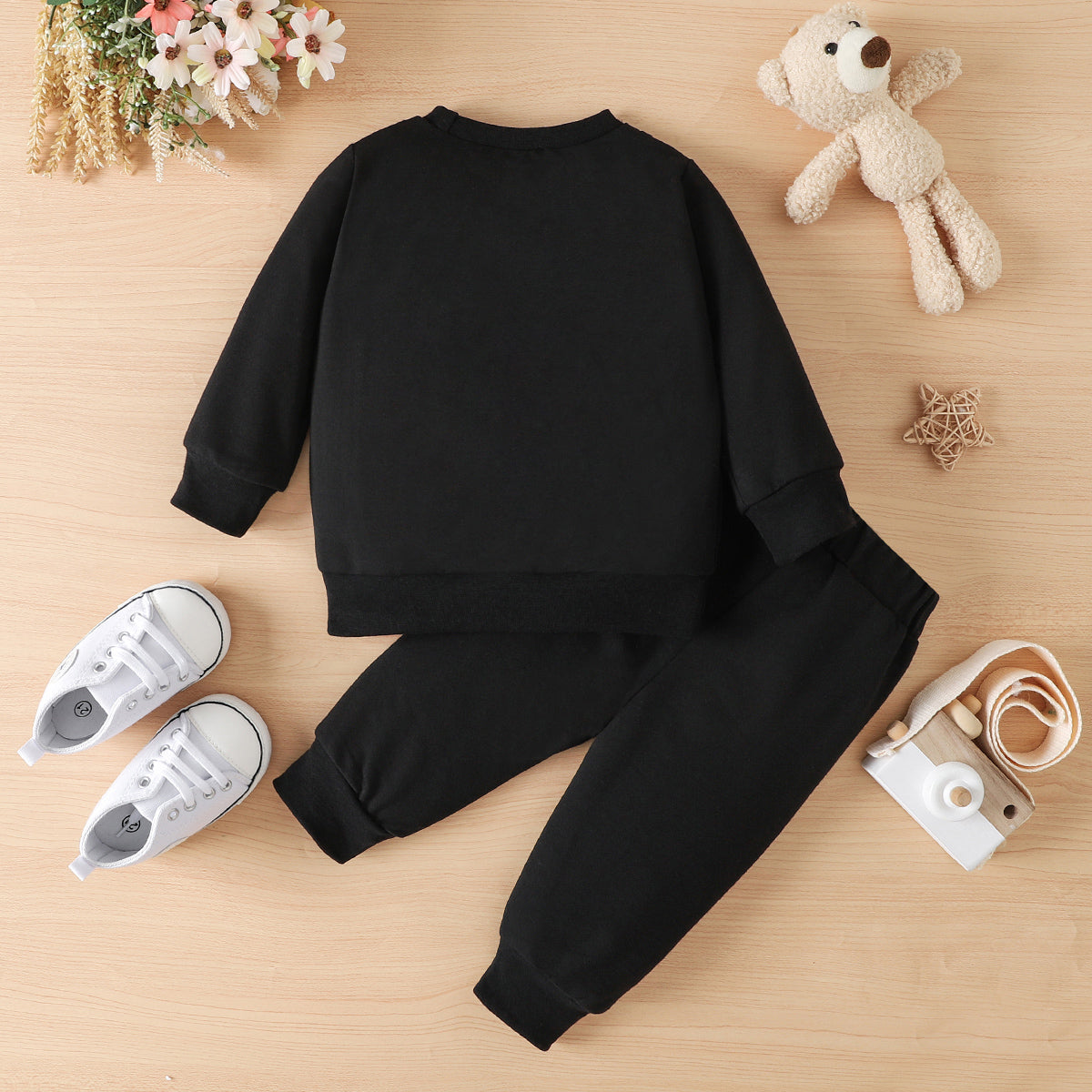 LITTLE BOSS Long Sleeve Tee and Pants Set