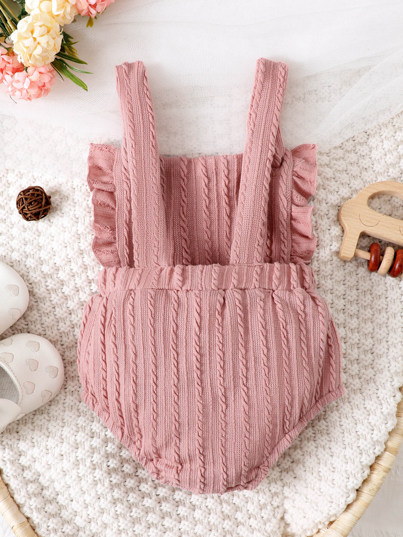 Baby Girl Ruffled Bodysuit